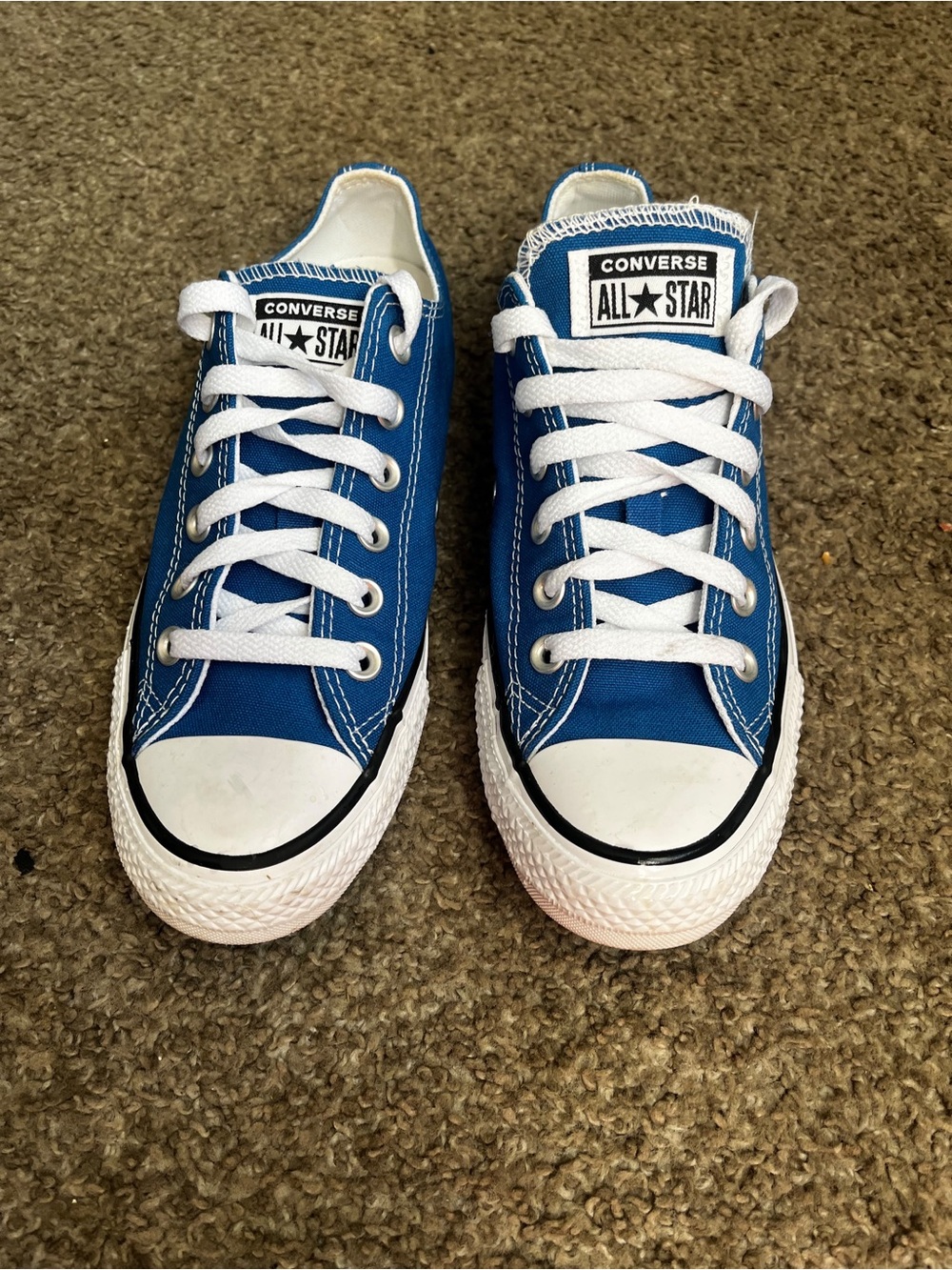Converse Kids Blue Low Top All Star Sneakers